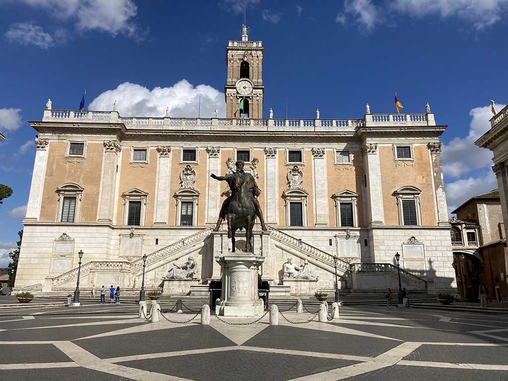 A Piazza del Campidoglio e os Museus Capitolinos